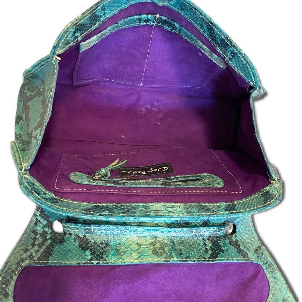 ❤️SOLD❤️Diego Rocha Python Custom Made Handbag - Picture 5 of 13